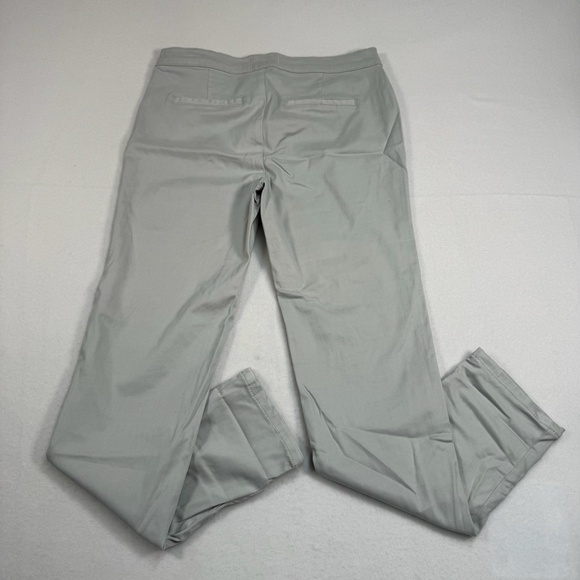 Lila Ryan Mid Rise Tapered Trouser Pant Womens Sz 4 Gray Violet Straight Leg NWT - Picture 3 of 14